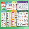Spanish English Bilingual Words Learning A4 Posters Charts for Kids Kindergarten Classroom Decoration Teacher Teaching Aids 3