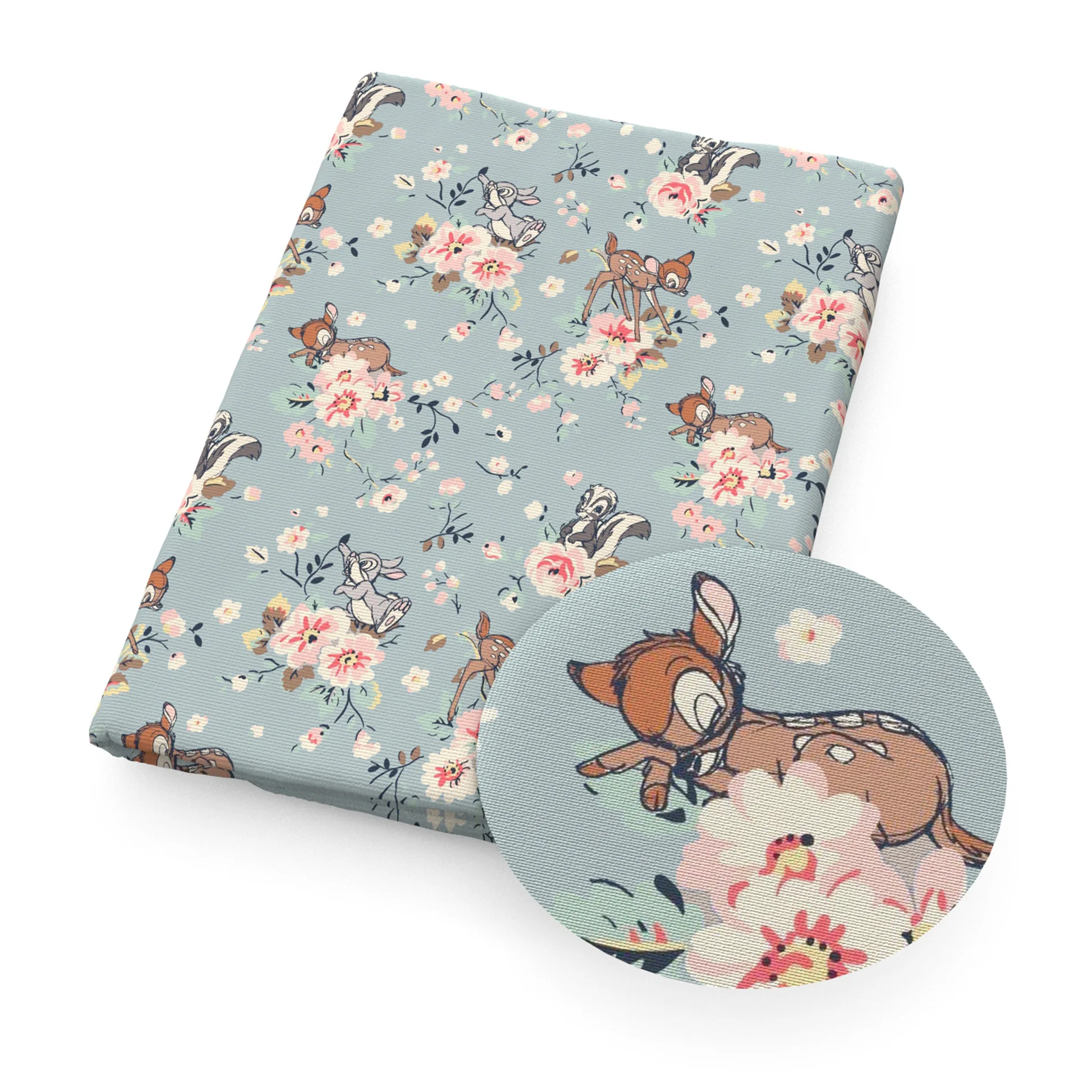 Disney Fabric Cartoon Bambi polyester cotton 3