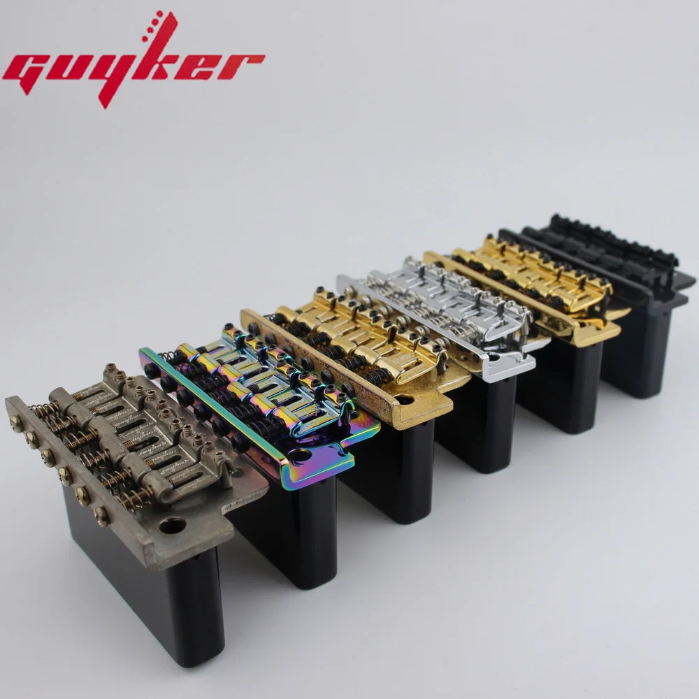 GUYKER Tremolo Bridge Vintage Bent Steel Saddles For ST Electric Guitar Available In Six Colors