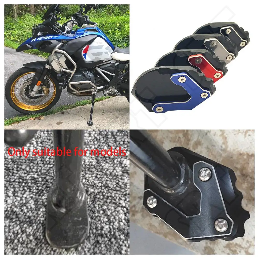 

Fits for BMW R1250GS R1200GS LC GS R1250 R1200 ADV 2014-2022 Motorcycle Side Stand Extension Pad Parking KickStand Support Plate