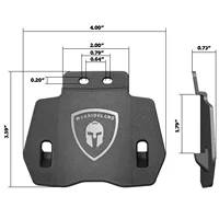 1.75'' Paddle for Holster OWB Holster Paddle Kit Outside Waistband Paddle for Holsters Paddle Kit with Metal Washers 2