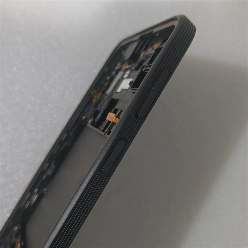 삼성 갤럭시 Xcover 6 Pro G736용 중간 프레임 플레이트(카메라 렌즈 + 배터리 커버 백 케이스 풀 하우징 커버 포함)