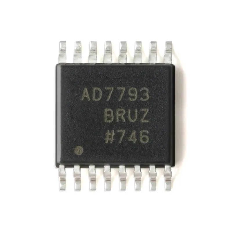 

5pcs/Lot AD7793BRUZ-REEL TSSOP-16 AD7793BRUZ Analog to Digital Converters - ADC 2 Channel, 24-Bit SD ADC ,PGA &REF IC