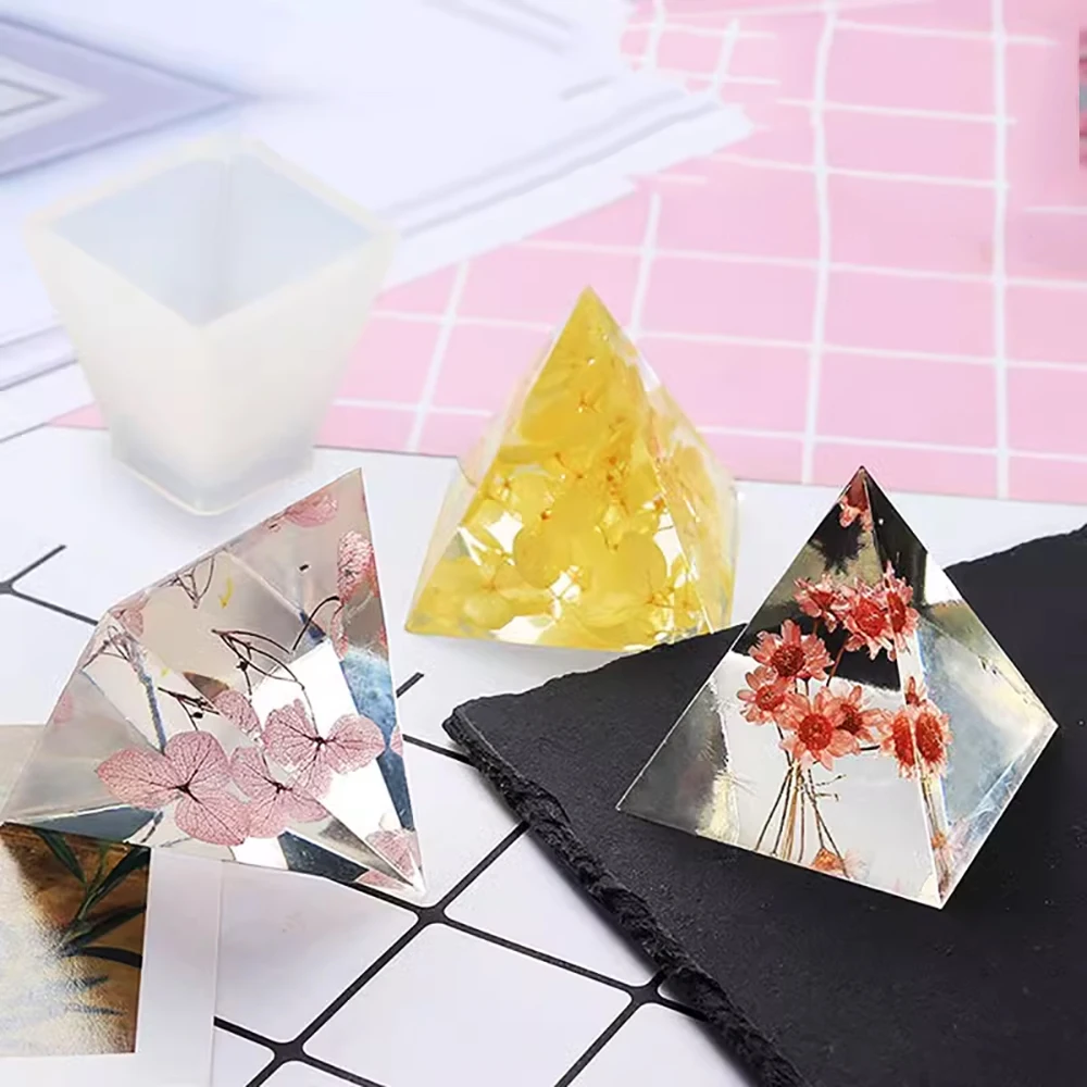 1 Piece Crystal Dropper Mold Silicone Epoxy Resin AB Adhesive Handmade DIY Material Insect Specimen Square and Circular silicone mold