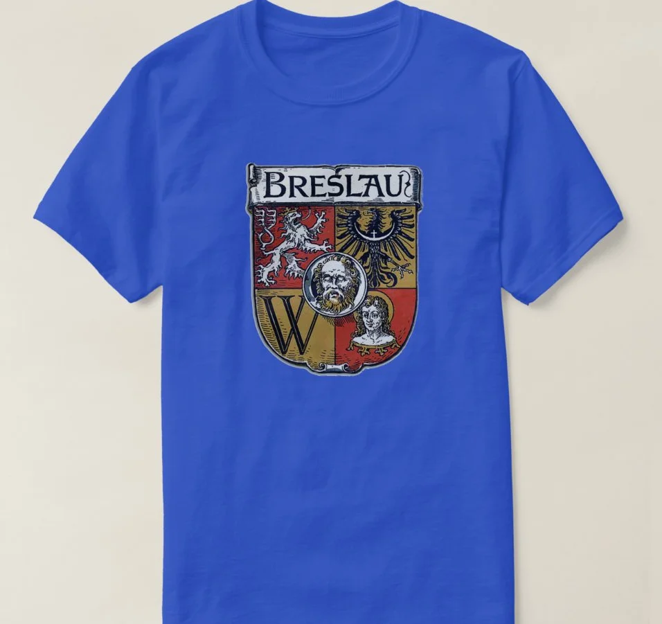 Europa Style Silesia Breslau City Badge Printed Mens Gift T-Shirt. Summer Cotton Short Sleeve O-Neck Unisex T Shirt New S-3XL 3