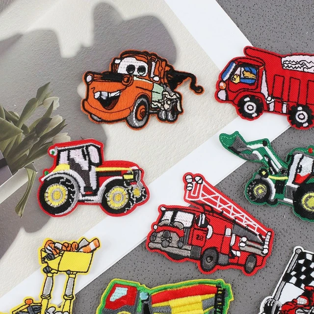 Cartoon Off-road Pickup Truck Iron on Backing Embroidery Patches Badge  Accessories Appliques for Clothes Jeans Backpacks - AliExpress