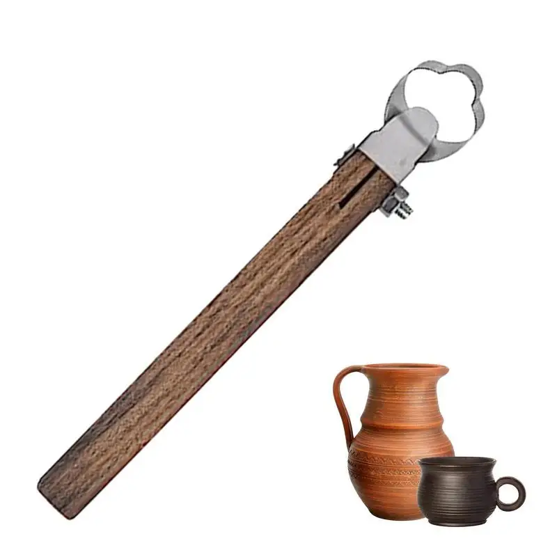 

Скульптурный скребок, искусственный инструмент, кружка, посуда, ваза, ручка, ручка для вазы ручной работы, глина, сделай сам, 5,11*0,78*0,59 дюймов