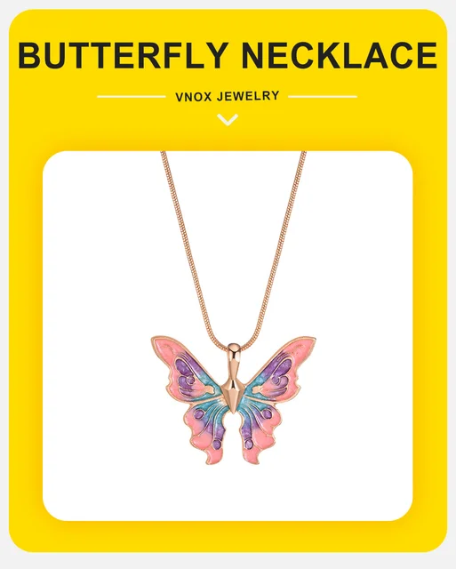 日本未入荷 Copping Zone - Y2K Butterfly Necklace Y2k Crystal Butterfly Pendant Necklace Women Light Luxury