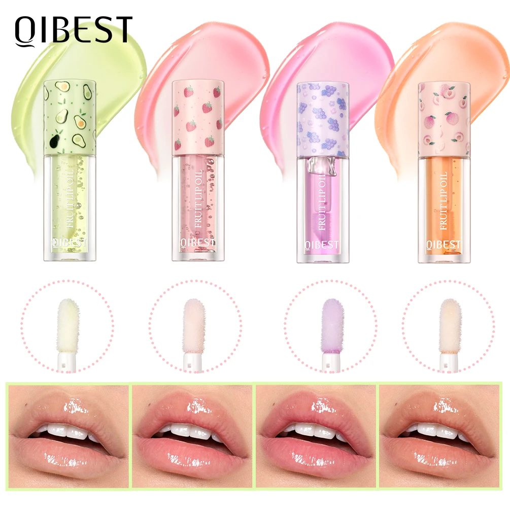 

QIBEST Lip Oil Set Lip Plumper Gloss Reduce Lip Fine Line Moisturizing Makeup Sexy Lipstick Primer Tint Lip Balm Care Cosmetics