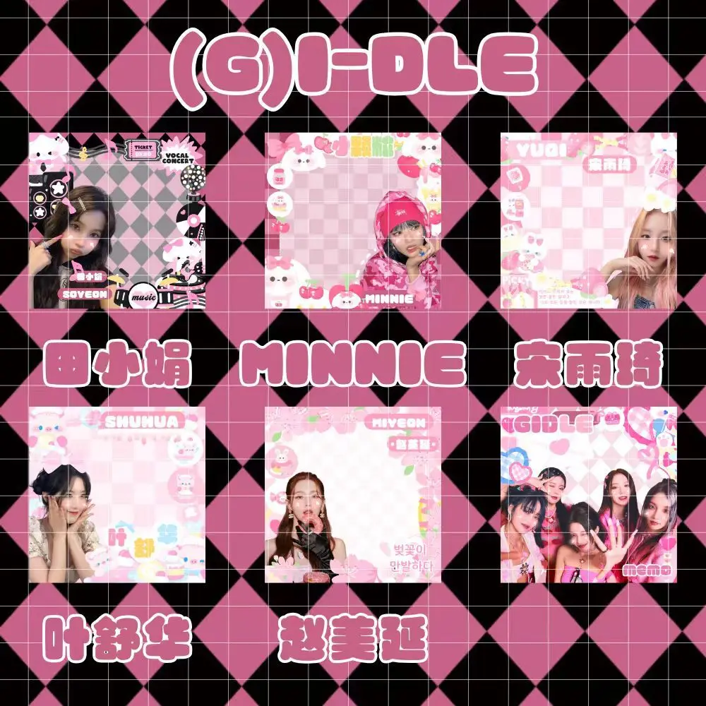 50 pages NEW KPOP (G)-I-DLE Notes Notes Stickers Paper Cards School Supplies SONG YUQI SHUHUA MIMNIE Fans Collection Gift