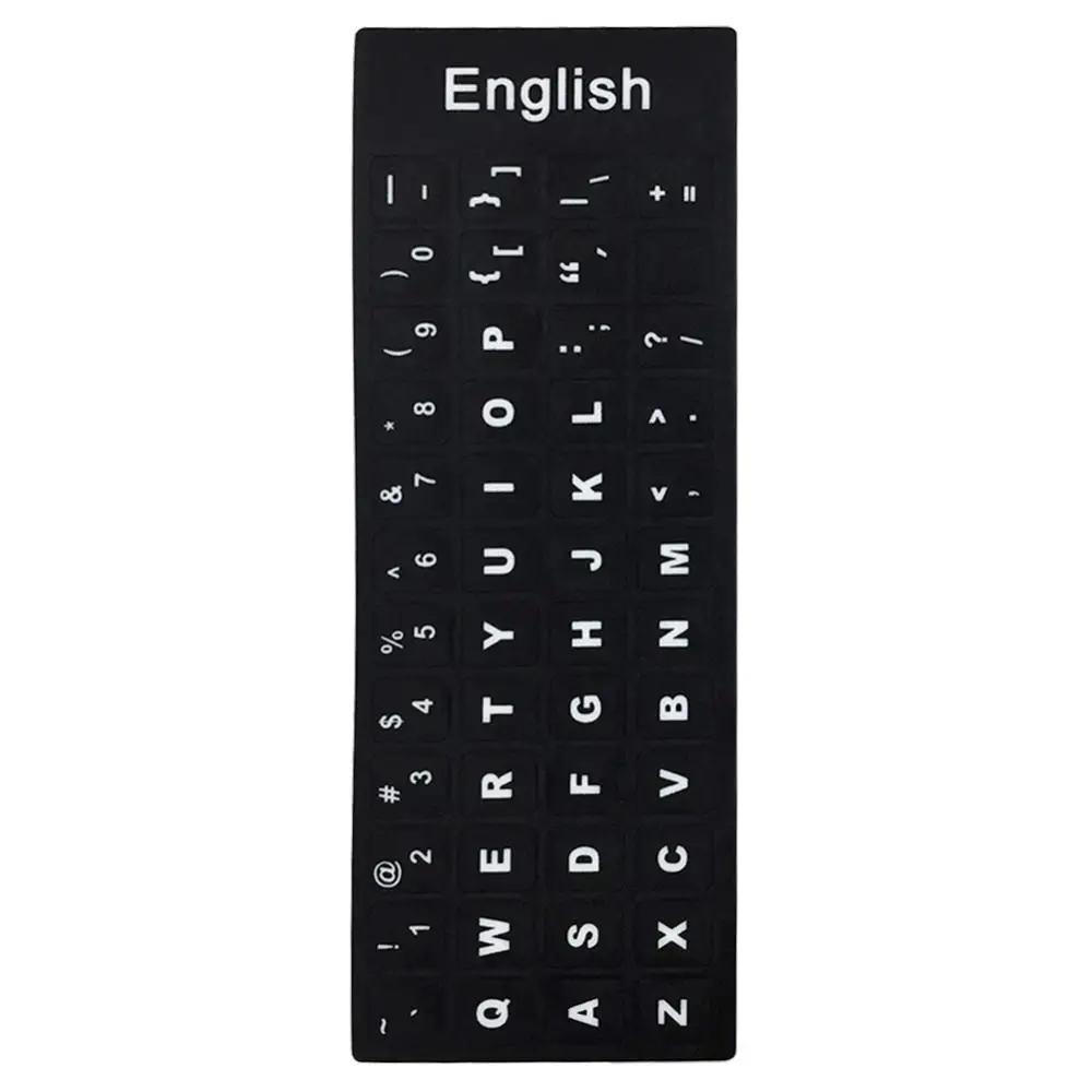 Multilingual Keyboard Sticker Set for Standard Layout Keyboards