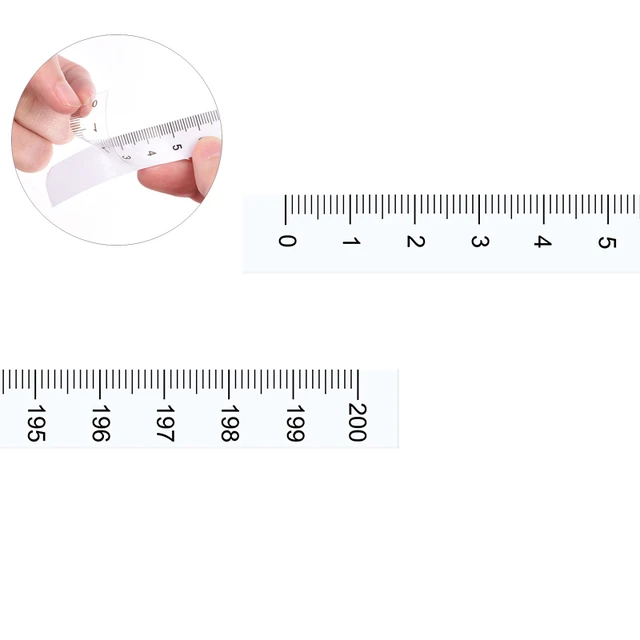 Self Adhesive Tape Measure Metric 100cm/150cm/200cm Measuring Tape Vertical  Read Workbench Ruler Saw Table Woodworking Tools - AliExpress