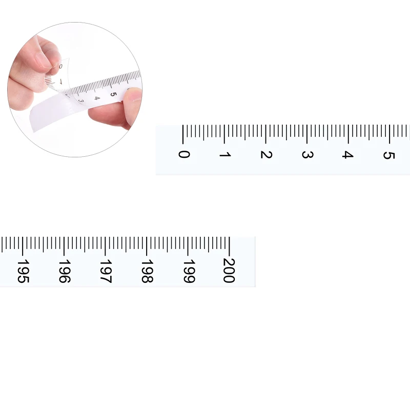 Self Adhesive Tape Measure Metric 100cm/150cm/200cm Measuring Tape