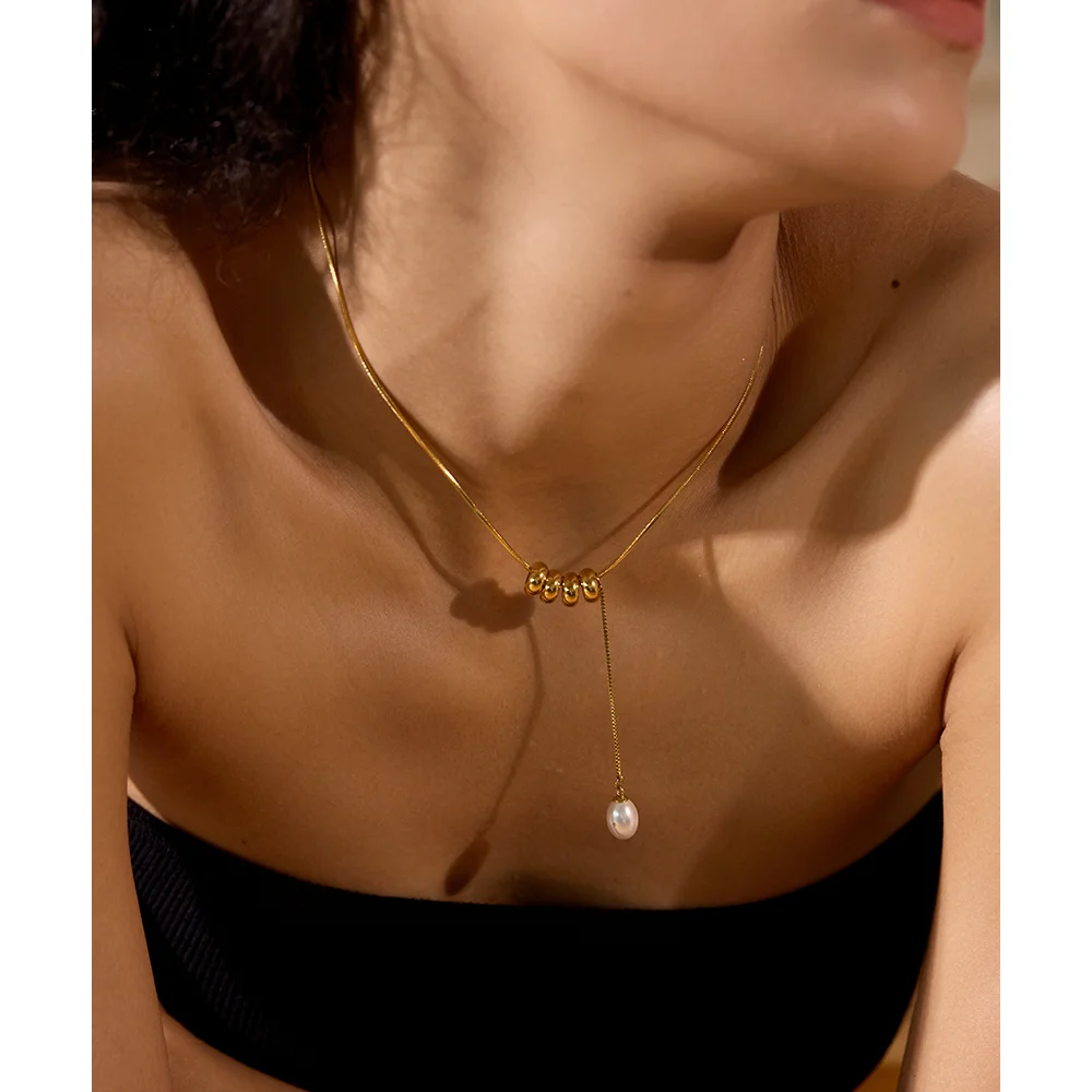 Yhpup Stainless Steel Necklace