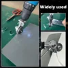 Electric Drill Plate Cutter Attachment Double Headed Iron Metal Sheet Cutter Plate Punch Scissors Free Cutting  Mental Tools 5