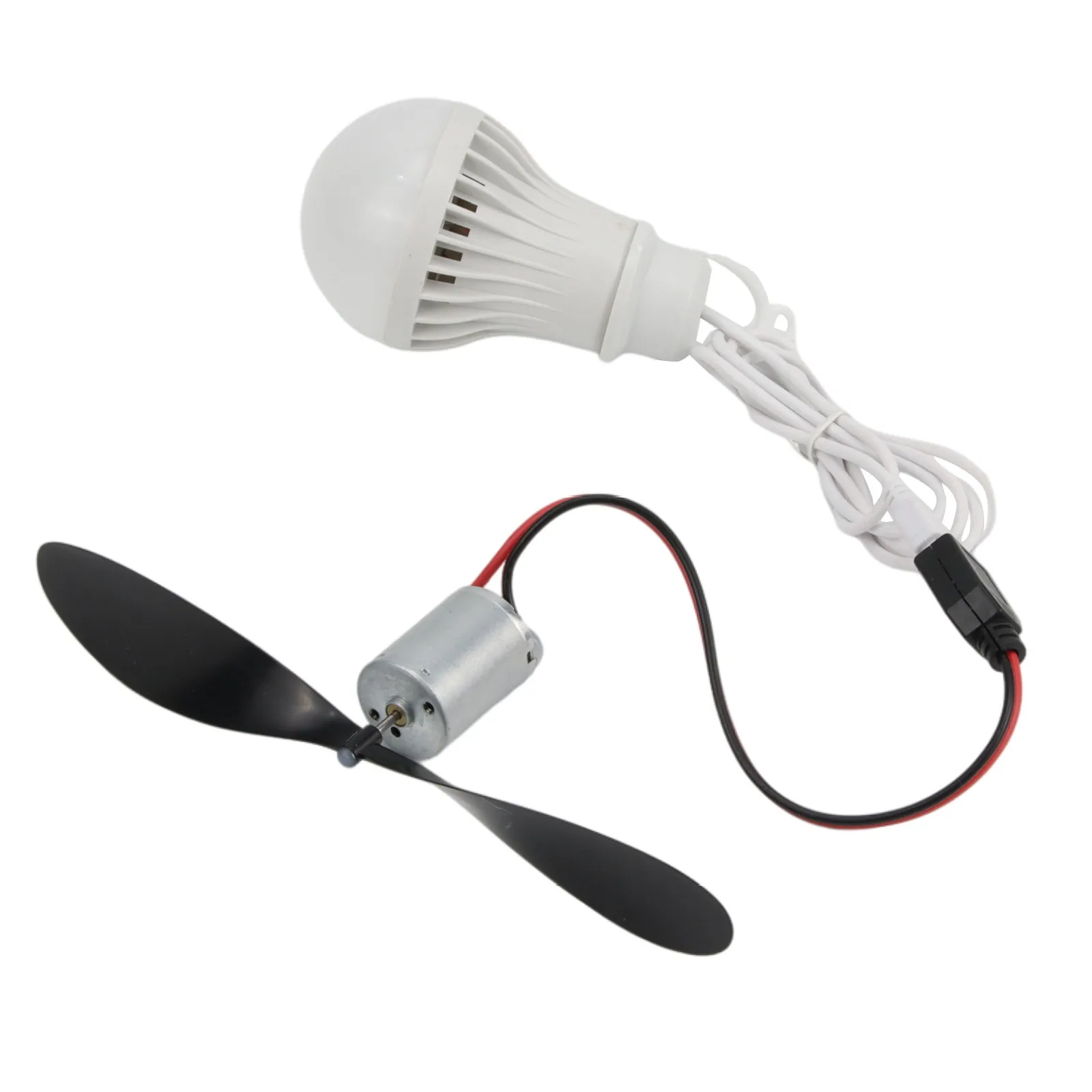 Mini generatore a turbina eolica a LED con rotazione a 360 gradi