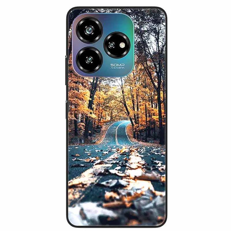 ZTE Blade V60 Design Black Soft TPU Silicone Back Cover - Sleek Protective Phone Case