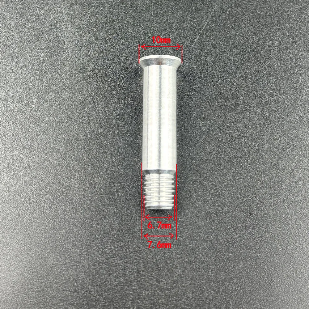 8Pcs/Lot Inline Speed Skate Screws Nail Axle with Aluminium Alloy 34mm Length Light Strengthen Nails for Inline Skates