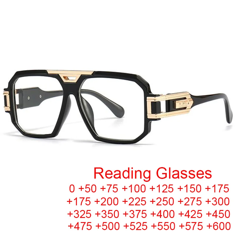 Fashion Reading Glasses Men 2025 Vintage Luxury Brand Designer