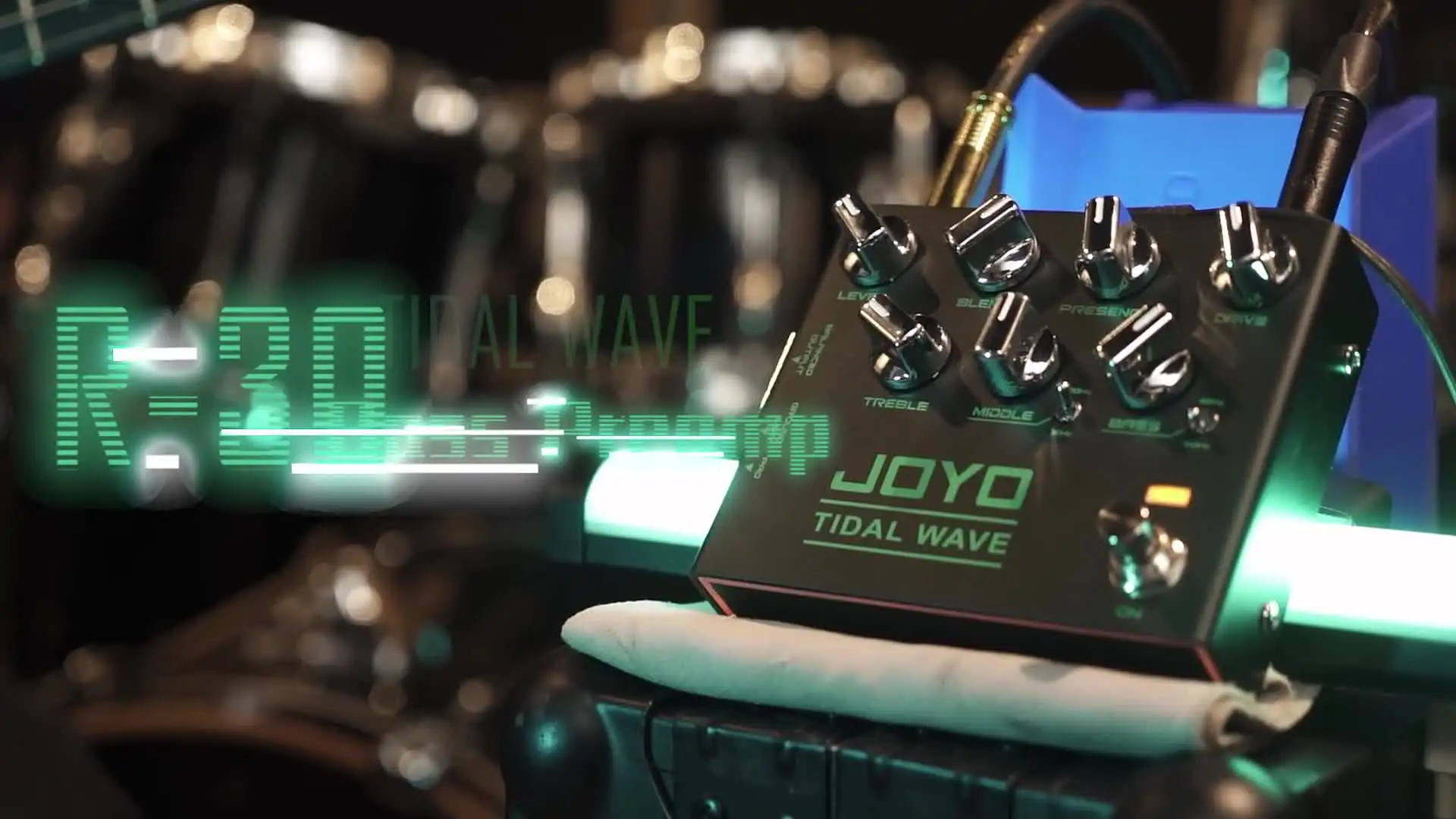 JOYO R-30 TIDAL WAVE Bass Preamp Guitar Pedal Classic Bass Tone of