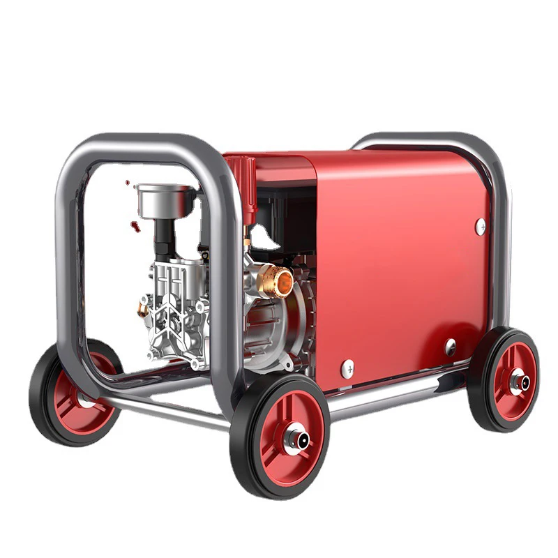 220V High Pressure Clean Machine High-Power Car Washing Machine Home Small Electric Floor Scrubber Automatic Car Wash Pump