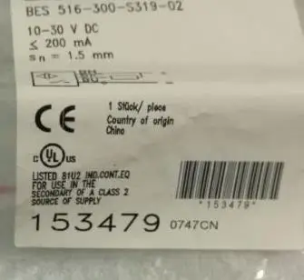 

Датчик приближения BES 516-300-S319-02, бесплатная доставка