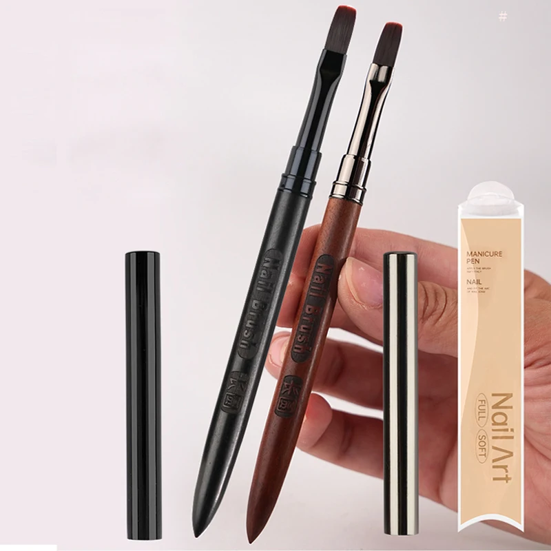 New Nail Glue Phototherapy Pen UV Gel Brush Pen Acrylic Nail Art Painting Drawing Liner Brush Manicure Professional Brushes Tool 4