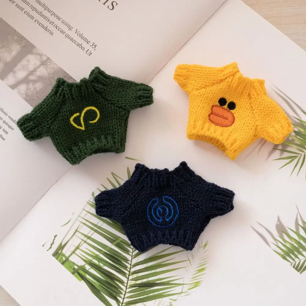 New Fashion Doll Sweaters Winter Multistyles Sweaters Outfits Warm Tops for 10cm Cotton Doll/for Idol Dolls