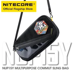 NITECORE NUP15Y Sling Bag Chest Bags 900D Shoulder Crossbody Bag Molle System Vice Bag For iphone Xiaomi Earphone Male Female