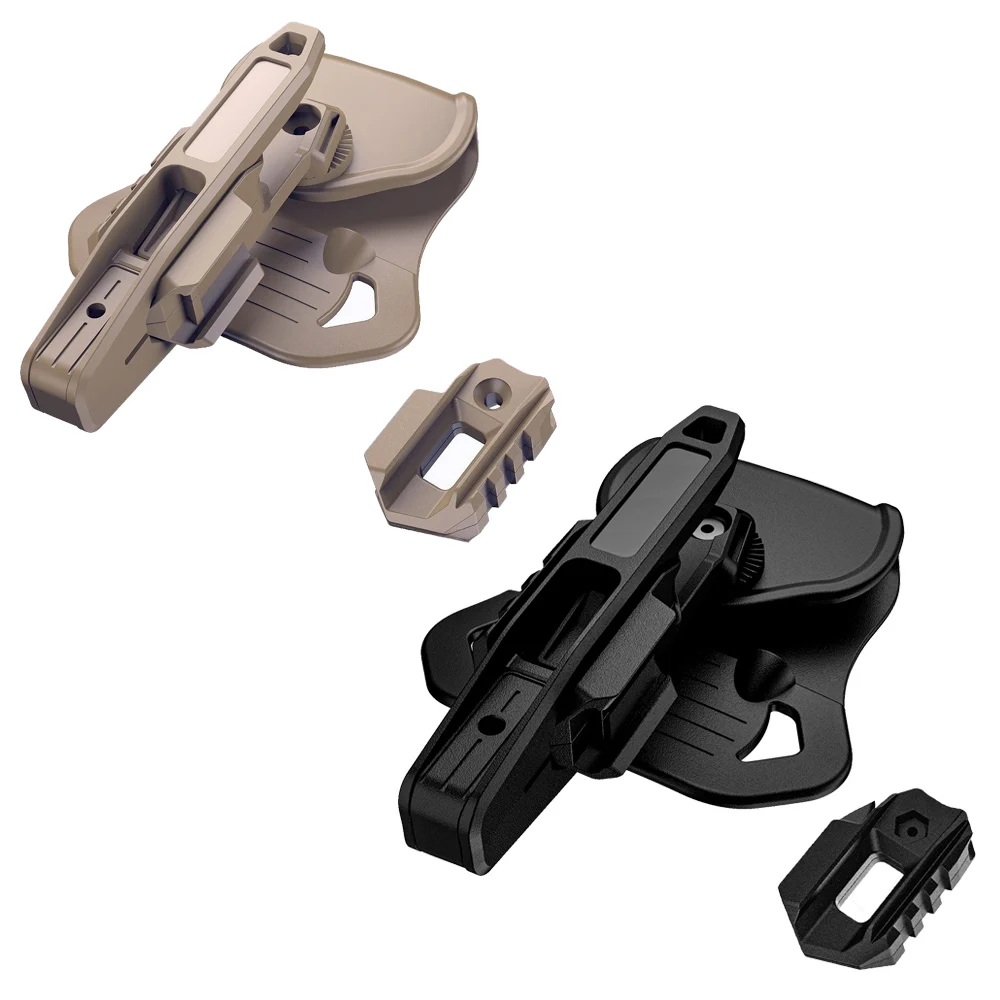 Fondina Tattica per Pistola, Fondina da Cintura per Airsoft e Caccia, Custodia per Pistola per Tutti i Modelli Double Stack 9mm/SW40/357, Accessori Airsoft