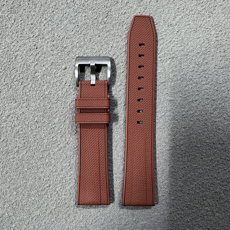 Premium Rubber Quick Release Watch Strap - Black, White, Grey - Men's Luxury Watch Band