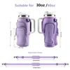 1pc Crossbody Bag Insulated Water Bottle Cover Sleeve for Stanley Cup Anti-fall 30oz/40oz Tumbler Protective Carrier Pouch Strap 3
