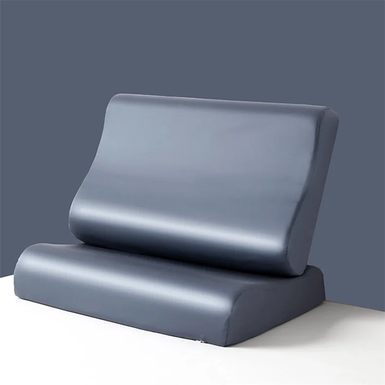 Description Picture 2 of item3A Grade Natural Mulberry Silk Latex Pillowcase Superior Quality Protect Hair Pillow Case Solid Color Bedding Pillowcover