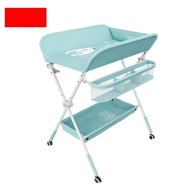 LazyChild Multifunctional Comfortable Baby Changing Table Massage Baby Care Table Newborn Changing Touch Foldable