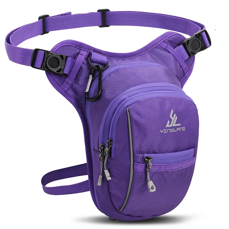 New Large Capacity Outdoor Sports Fanny Pack Motorcycle Riding Leg Bag Waterproof Multi-function Portable Soft Fabric Waist Bag