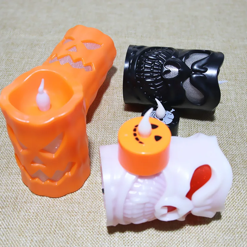 Halloween Skull LED Candle Emitting Color:white 4