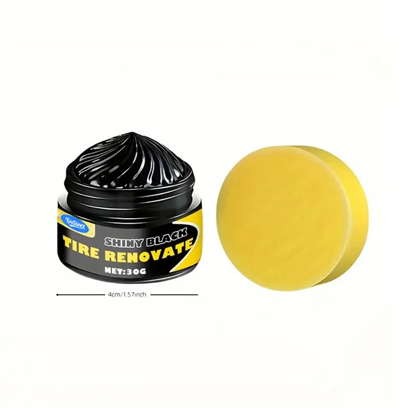 Black Shiny Tire Wax - Durable, Long-lasting Protection