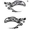 1 Piece Halloween Makeup Eye Temporary Tattoo Facial Face Transfer Sticker Beauty Supply For Party, Dancing, Ball, Etc 6