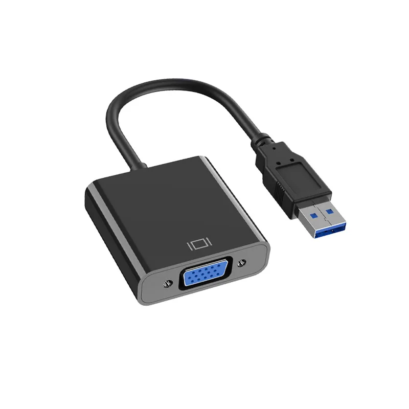 USB 3.0 to 15 Pin VGA Female Video Display Adapter 1080P Multi-Display Converter Video Cable for Projector Laptop Monitor PC TV