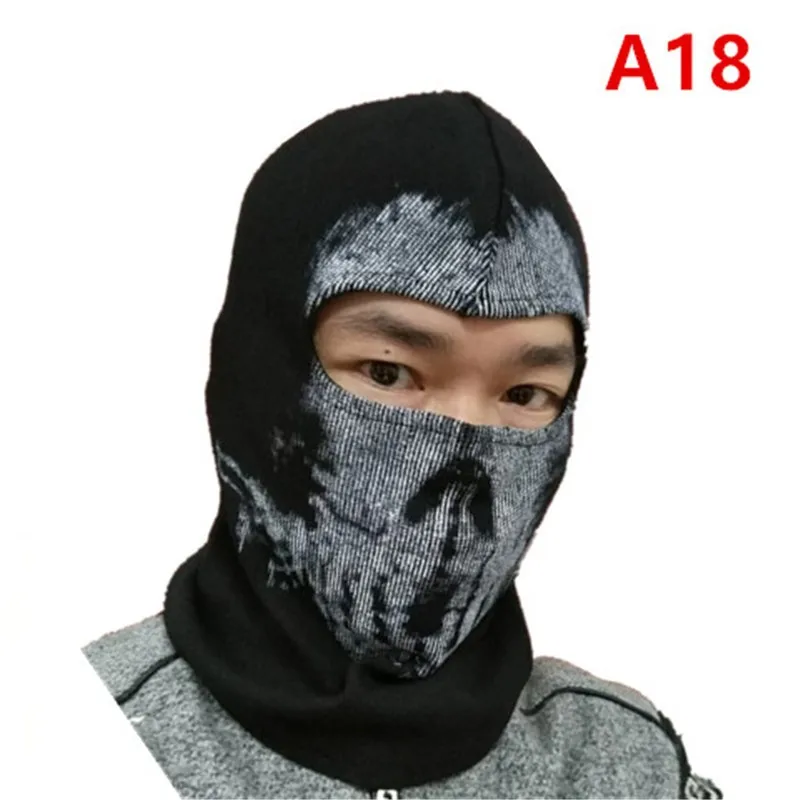 New Black Riding Outdoor Threaded Fabric Headwear Cosplay Game COD