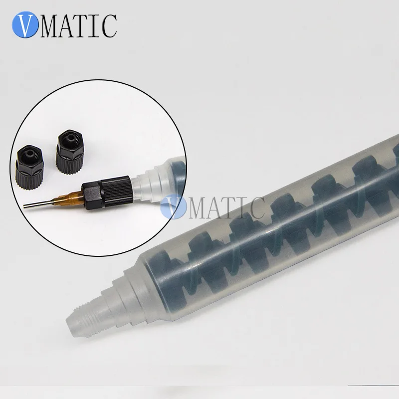 Resin Dynamic Mixer RM 17-26 Mixing Nozzles Plastic Round End Static Mixer Tube