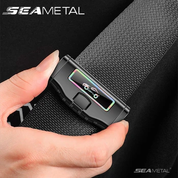 SEAMETAL Limitatore della cintura di sicurezza per auto Fibbia Tappo Regolazione della cintura di sicurezza Clip di sicurezza Limitatore antiscivolo Fibbia fissa Accessori per auto