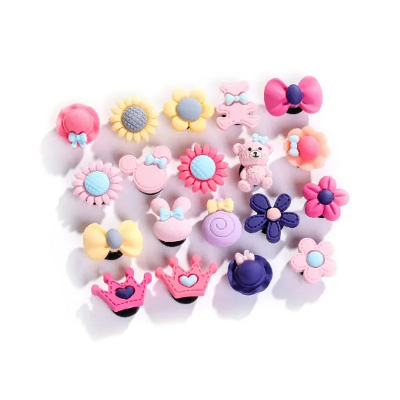 PVC Shoe Charms for Clog Sandals 10pcs/set shoe charms