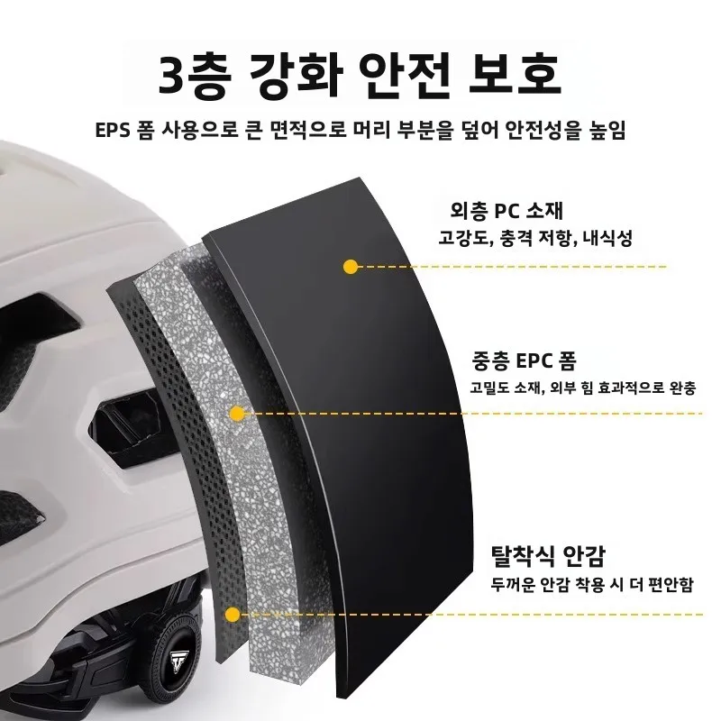 통기성 통합형 사이클링 헬멧 남녀공용 산악 로드 바이크 안전 장비 경량 성인 자전거 라이딩 헤드웨어