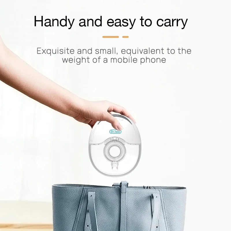2Pcs Wearable Breast Pump Hands Free Electric Portable Wearable Breast Pumps BPA-free Breastfeeding Milk Collector electric breast pump