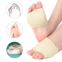 1 Pair Silicone Metatarsal Sleeve Pads Half Toe Bunion Sole Forefoot Gel Pads Cushion Half Sock Prevent Calluses Blisters 2