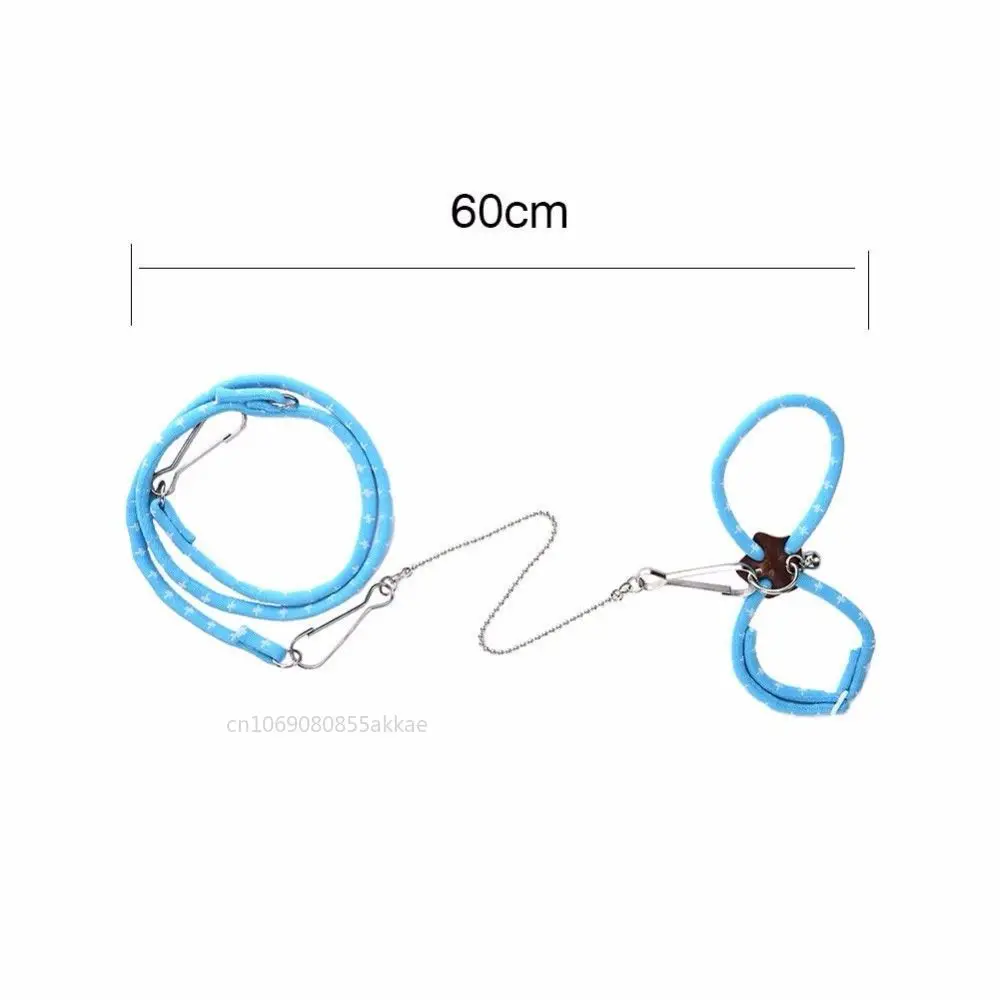 Pet Collar Lovely Hamster Collars Adjustable Small Pet Rat Mouse Harness Rope with Bell Guinea Pig Ferret Finder Lead Leash Accessories