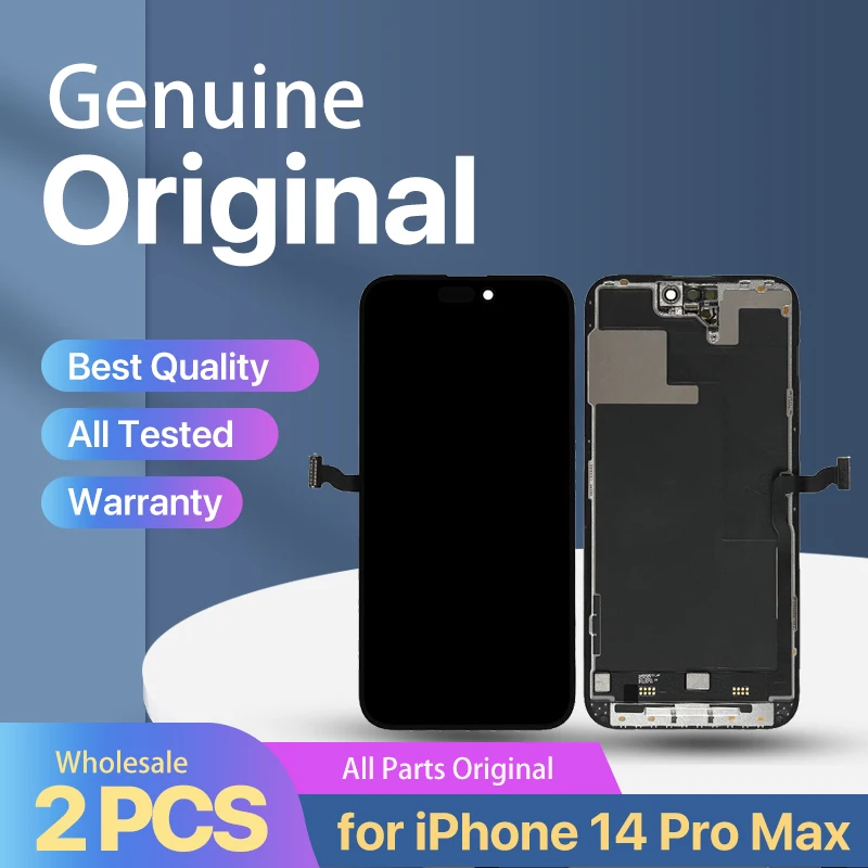 

Original Screen for iPhone 14 Pro Max With 3D Touch Screen Sensor Digitizer Assembly Replacement 14 PM