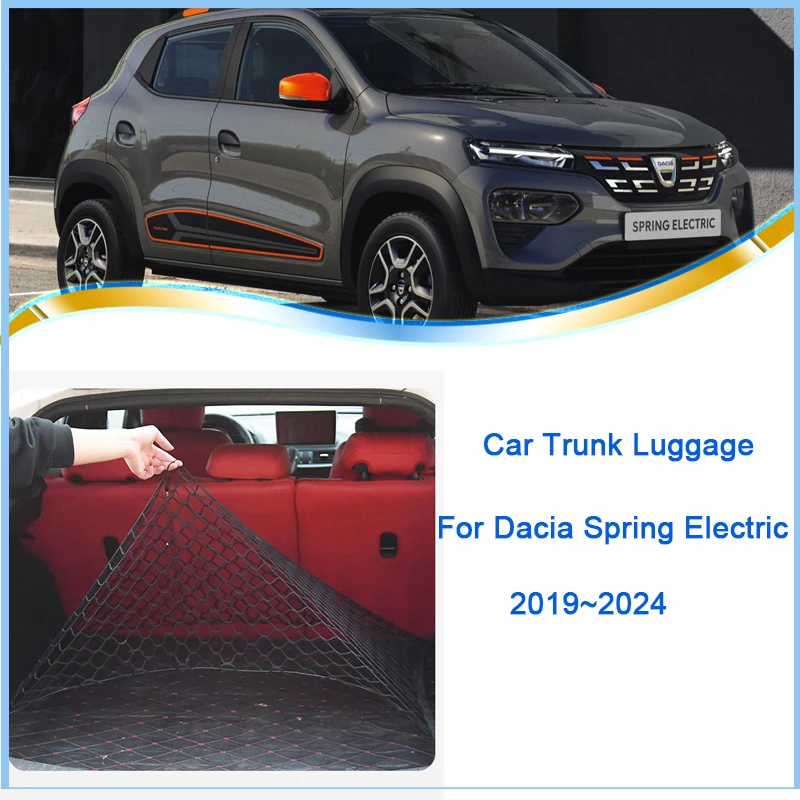 Für Dacia Frühling Elektrische 2022 EV Auto Boot Stamm Net Nylon Hinten  Zurück Fracht Stamm Lagerung Organizer Gepäck Netze Auto zubehör -  AliExpress