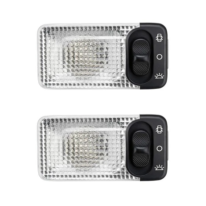 2x Car Interior Roof Light Dome Reading Light For Citroen C1 C2 C3
